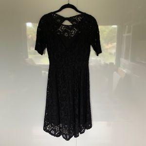 Betsey Johnson black lace dress